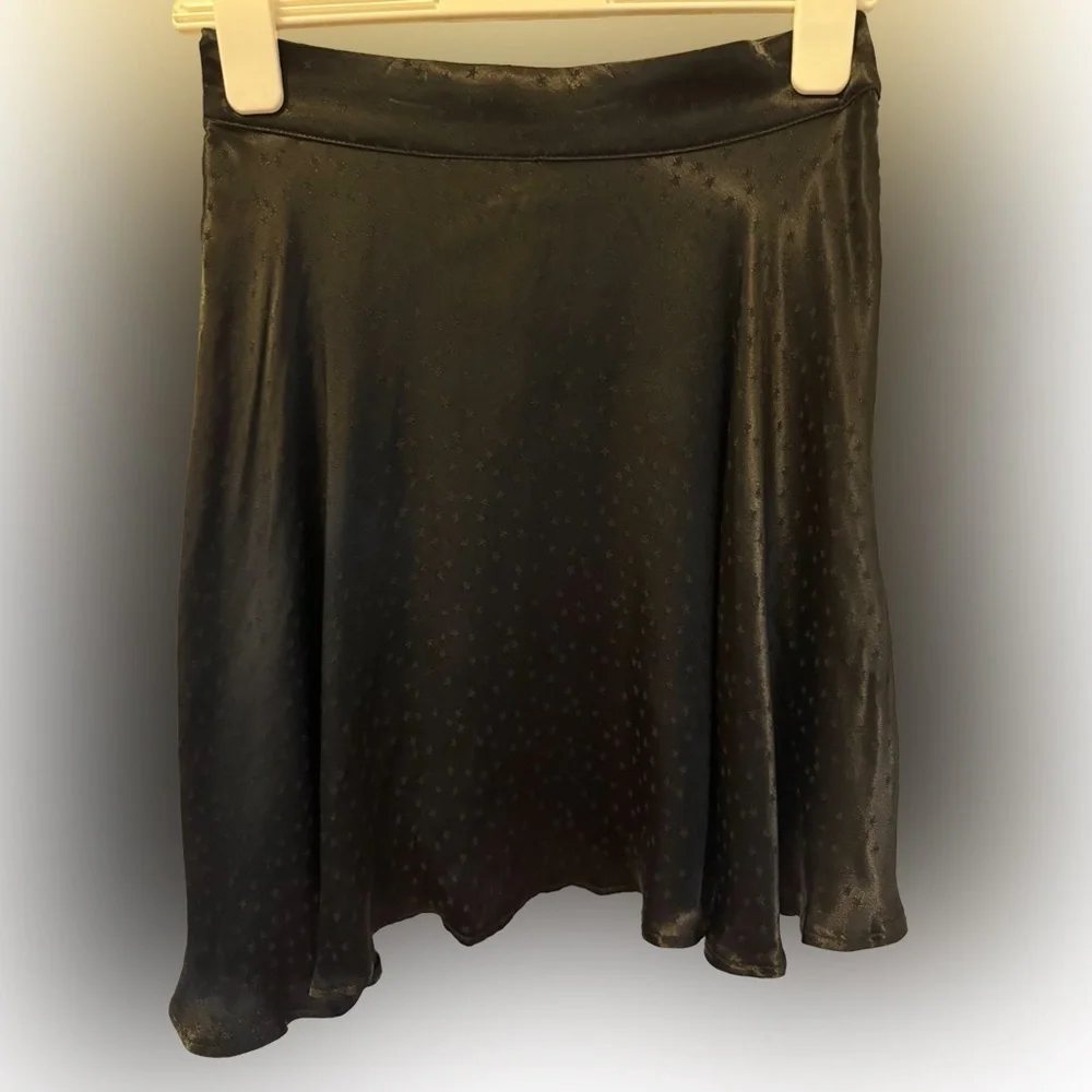 NWT Free People Black Starstruck Skirt, Size 4